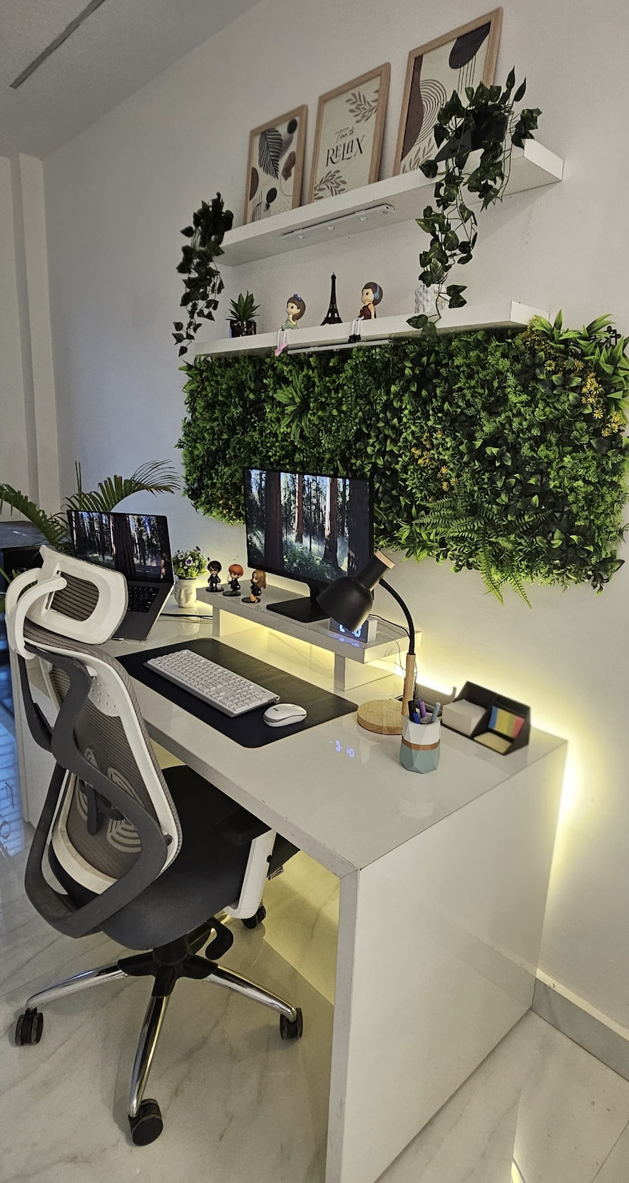 Green Wall Desk